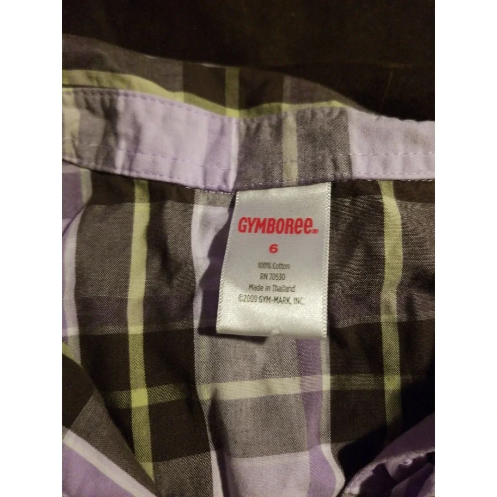Gymboree cowgirls at‎ heart plaid dress 6